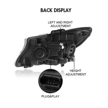 NTXGlow Halogen LED Headlights (2017-22 Mercedes-Benz V-Class Metris/Vito)