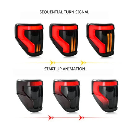 NTXGlow LED Tail Lights with Trunk Lamp (2009-2014 Ford F-150)