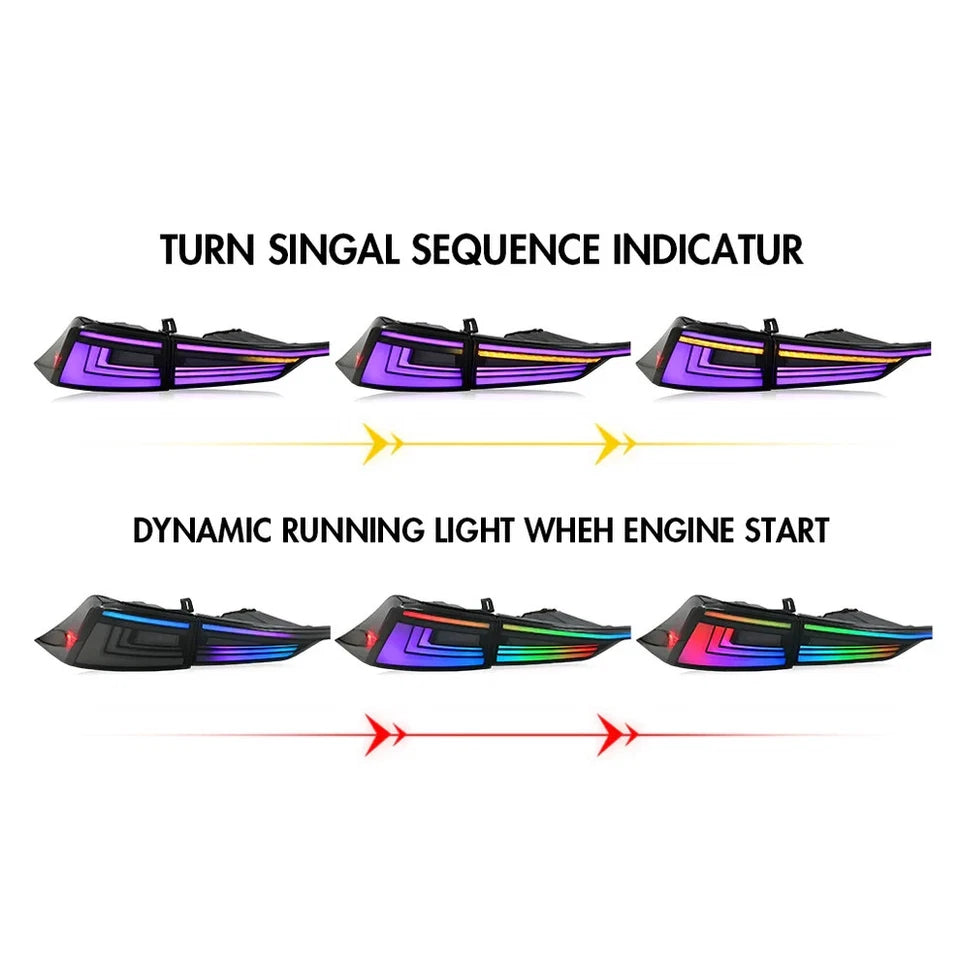 NTXGlow RGB Tail Lights (2014-21 Lexus IS250 IS300 IS350 IS500 IS200t)