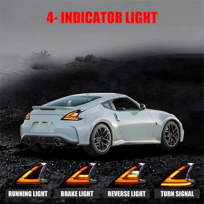 NTXGlow Smoked LED Tail Lights (2009-2020 Nissan 370Z)