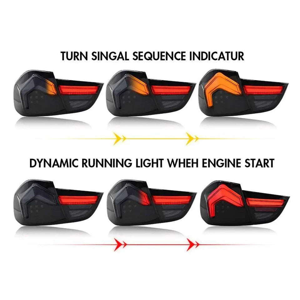 NTXGlow LED Tail Lights (2009-2012 BMW 3-Series E90 E91 320i 323i 325 330 335)