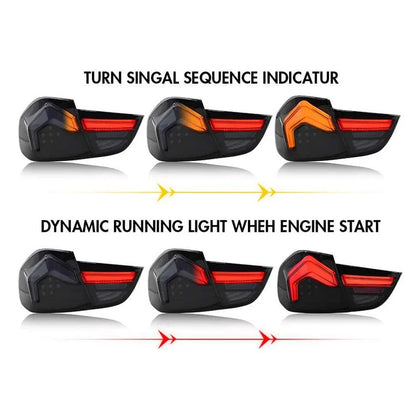 NTXGlow LED Tail Lights (2009-2012 BMW 3-Series E90 E91 320i 323i 325 330 335)