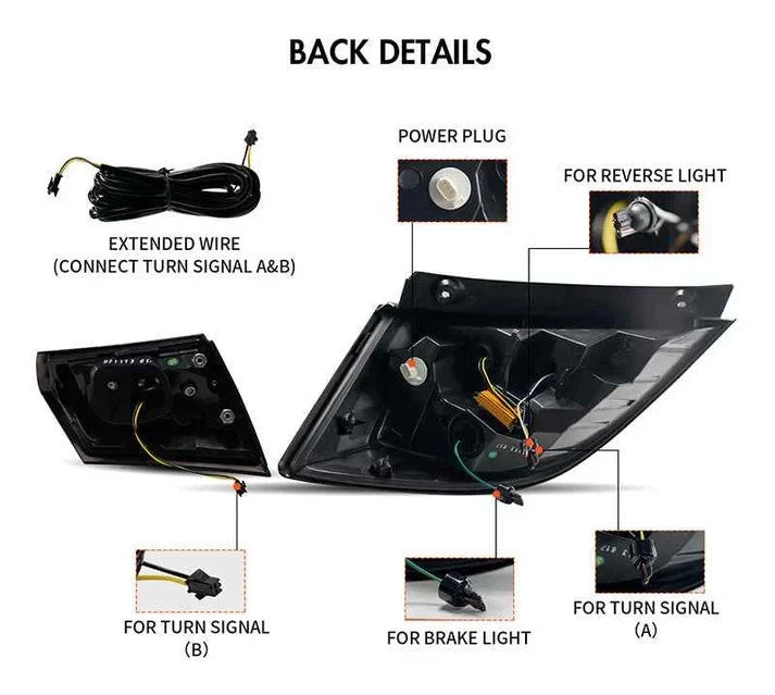 NTXGlow Smoked LED Tail Lights (2016-20 Honda Civic Hatchback)