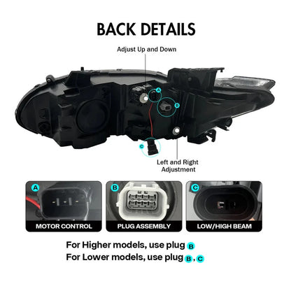 NTXGlow LED Headlights 2018-22 Honda Accord LX, EX, EXL, Sport, SE (Regular Version)