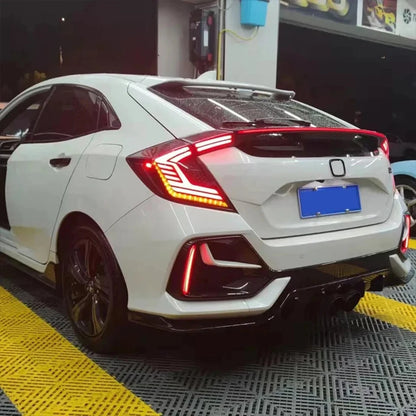 NTXGlow LED Tail Lights 2016-2021 Honda Civic Hatchback (Two Compartments)