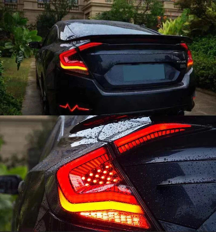 NTXGlow Clear LED Tail Lights (2016-2021 Honda Civic)