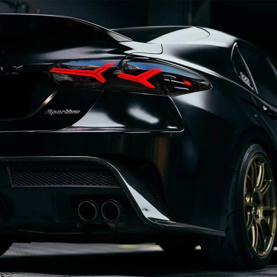 NTXGlow Smoke Tail Lights (2018-2024 Toyota Camry LE SE, XLE, XSE, TRD 8th Gen)