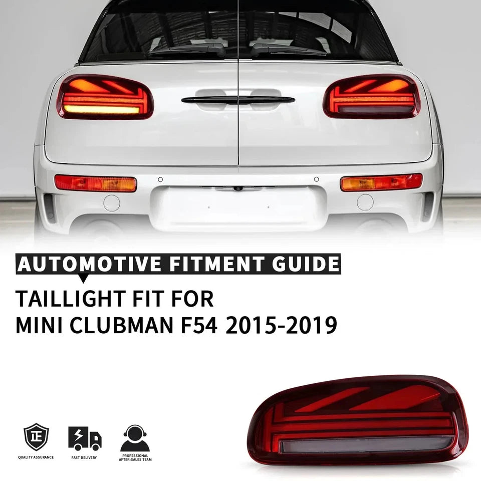 NTXGlow Smoked LED Tail Lights (2015-2019 BMW Mini Cooper Clubman F54)