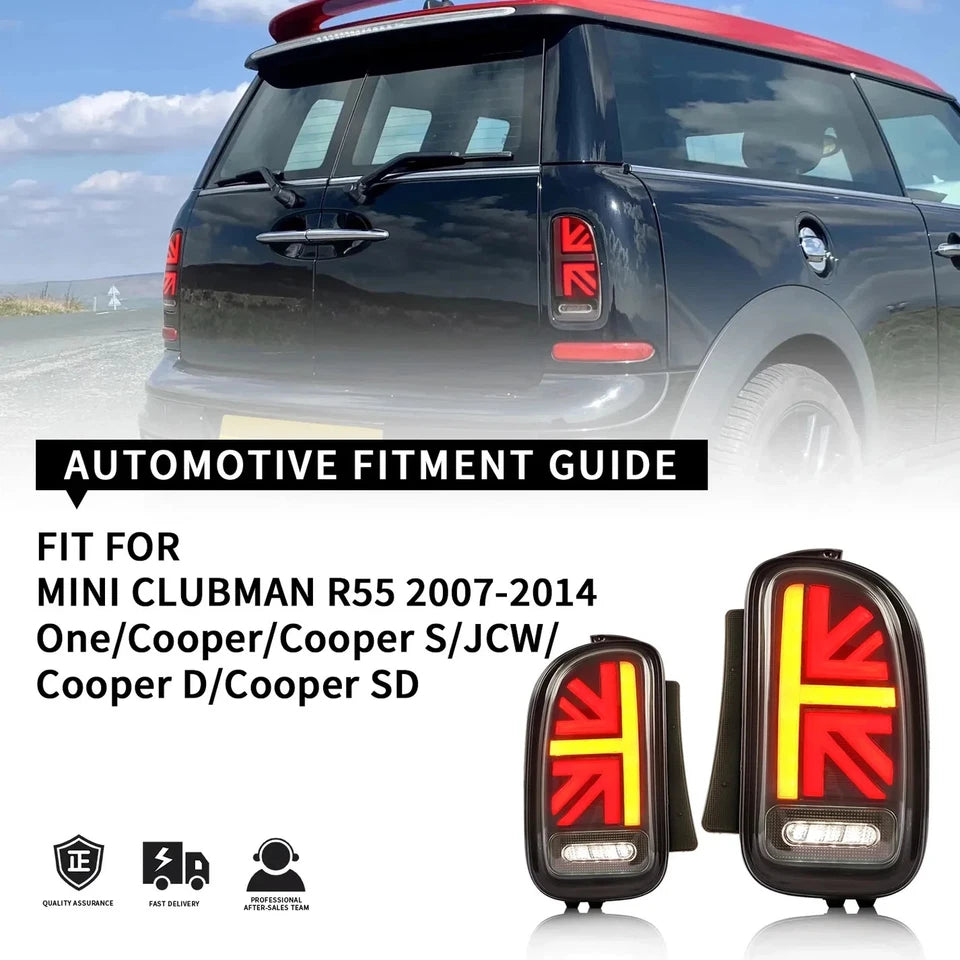 NTXGlow Red LED Tail Lights (2007-2014 BMW Mini Cooper Clubman R55)