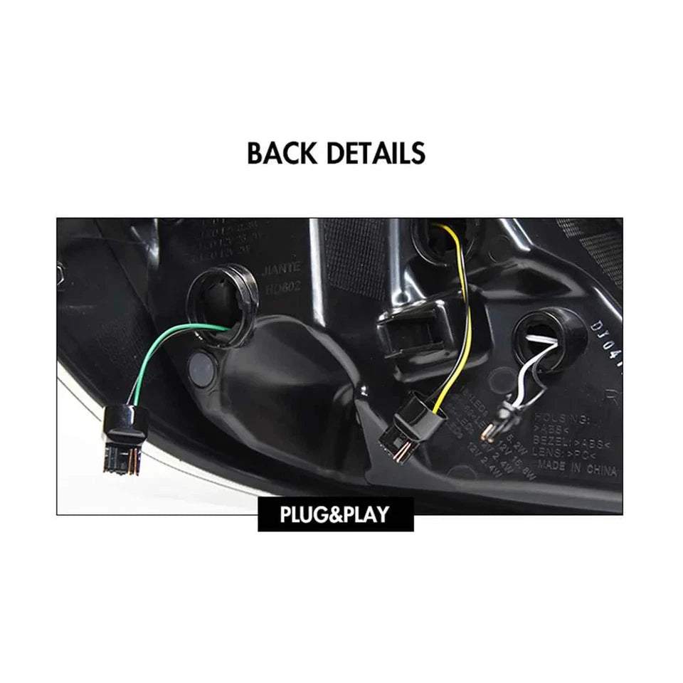 NTXGlow Crystal LED Tail Lights (2016-2021 Honda Civic 10th Gen)