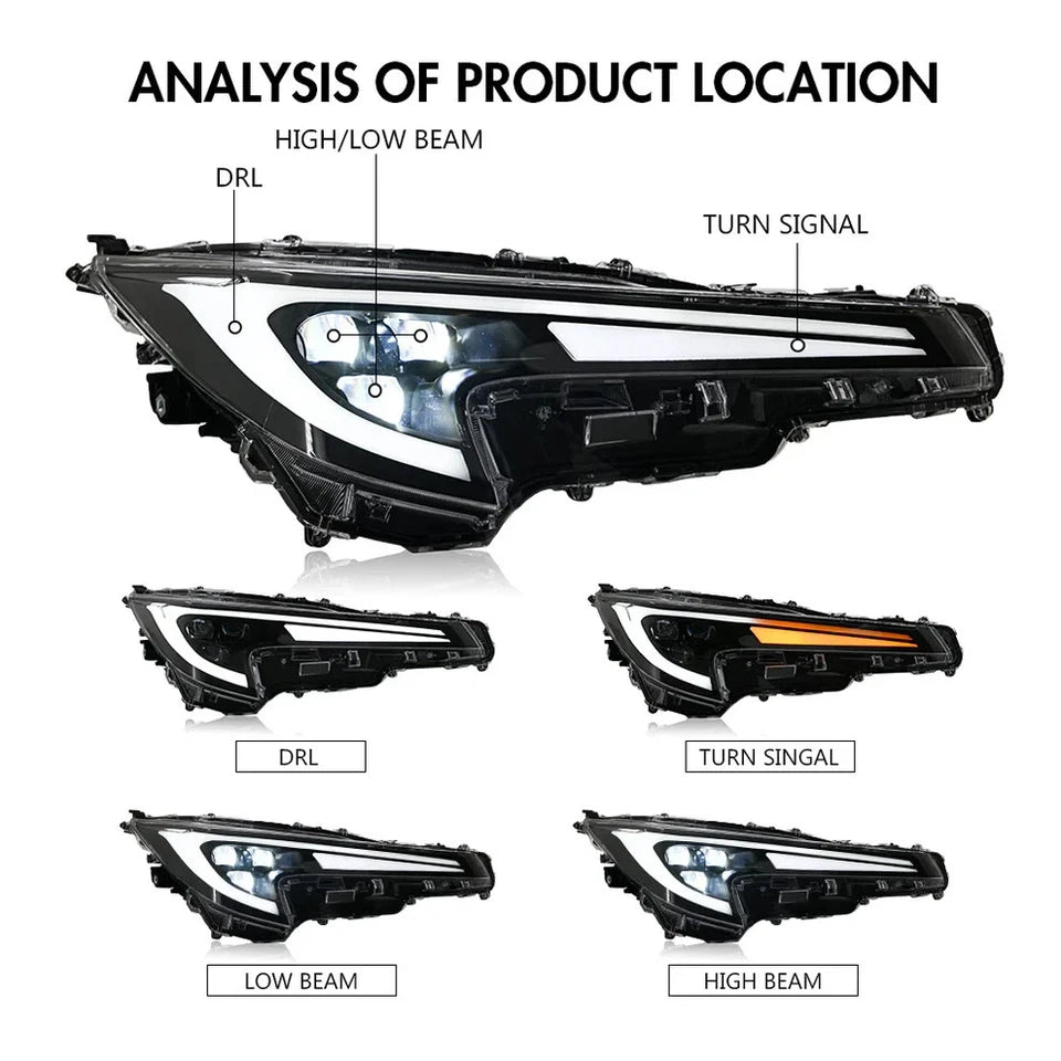 NTXGlow LED Headlights (2020-25 Toyota Corolla Sedan)