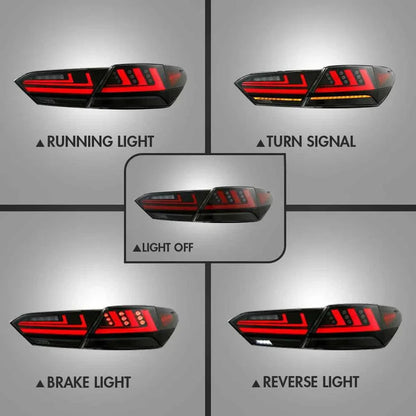 NTXGlow Smoked LED Tail Lights (2018-2024 Toyota Camry SE XSE LE 8th Gen)
