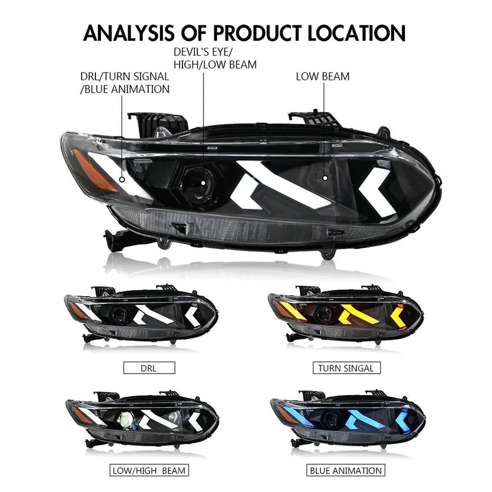 NTXGlow LED Headlights (2018-2022 Honda Accord Sedan)
