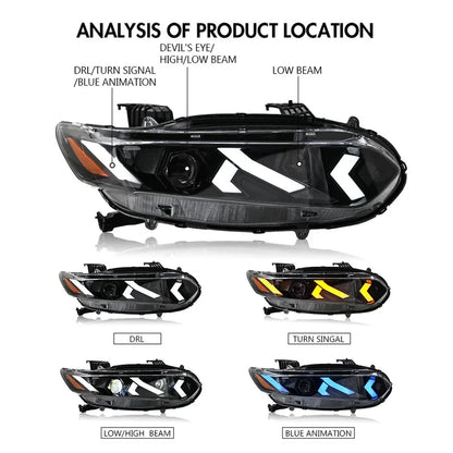 NTXGlow LED Headlights (2018-2022 Honda Accord Sedan)