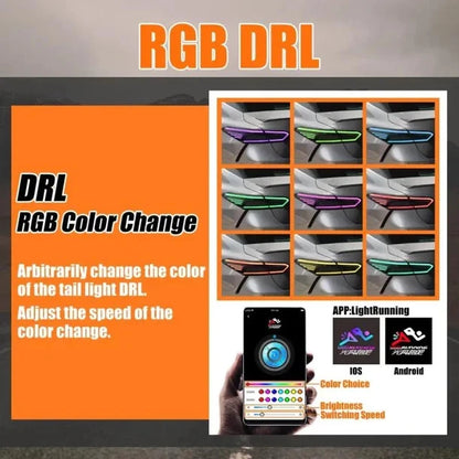 NTXGlow Rectilinear RGB LED Tail Lights (2018-2024 Toyota Camry)