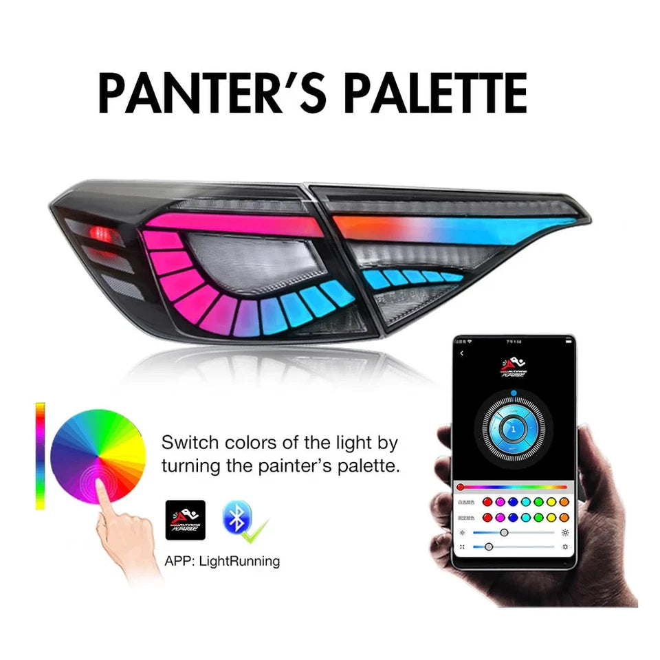 NTXGlow Dynamic RGB LED Tail Lights (2022-2025 Honda Civic 11th Gen)