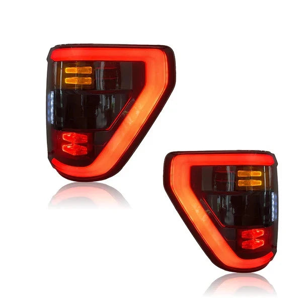 NTXGlow Smoked LED Tail Lights 2021-2026 Ford F-150 (Low Configuration)