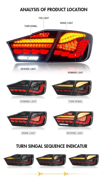 NTXGlow Smoked LED Tail Lights (2012-2014 Toyota Camry)