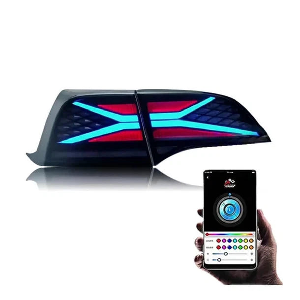 NTXGlow RGB LED Tail Lights (2020-24 Tesla Model Y & 2022-23 Model 3)