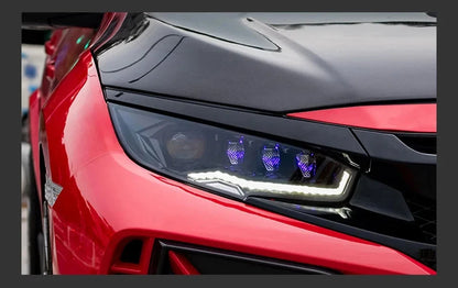 NTXGlow White LED Headlights 2016-2021 Honda Civic (without rotating)