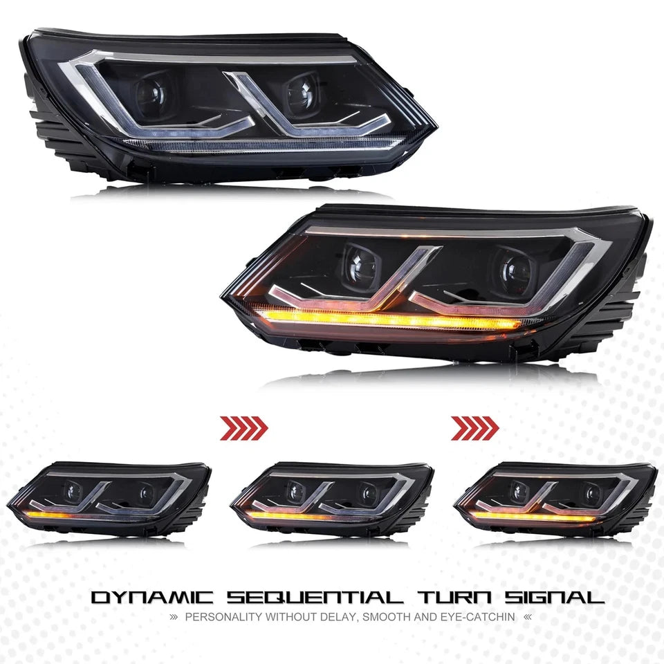 NTXGlow Start-UP Animation LED Headlights (2013-2017 Volkswagen Tiguan)