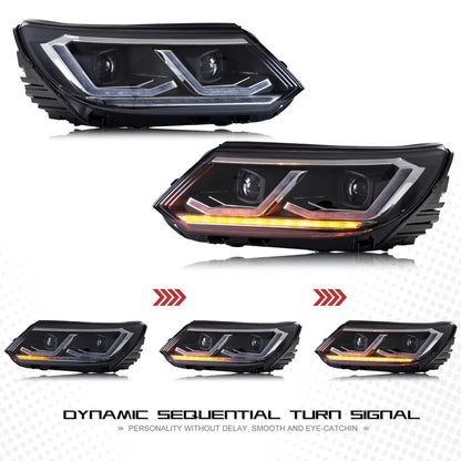 NTXGlow Start-UP Animation LED Headlights (2013-2017 Volkswagen Tiguan)