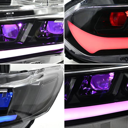NTXGlow RGB LED Headlights (2018-2022 Honda Accord LX, EX, EXL, Sport, SE)