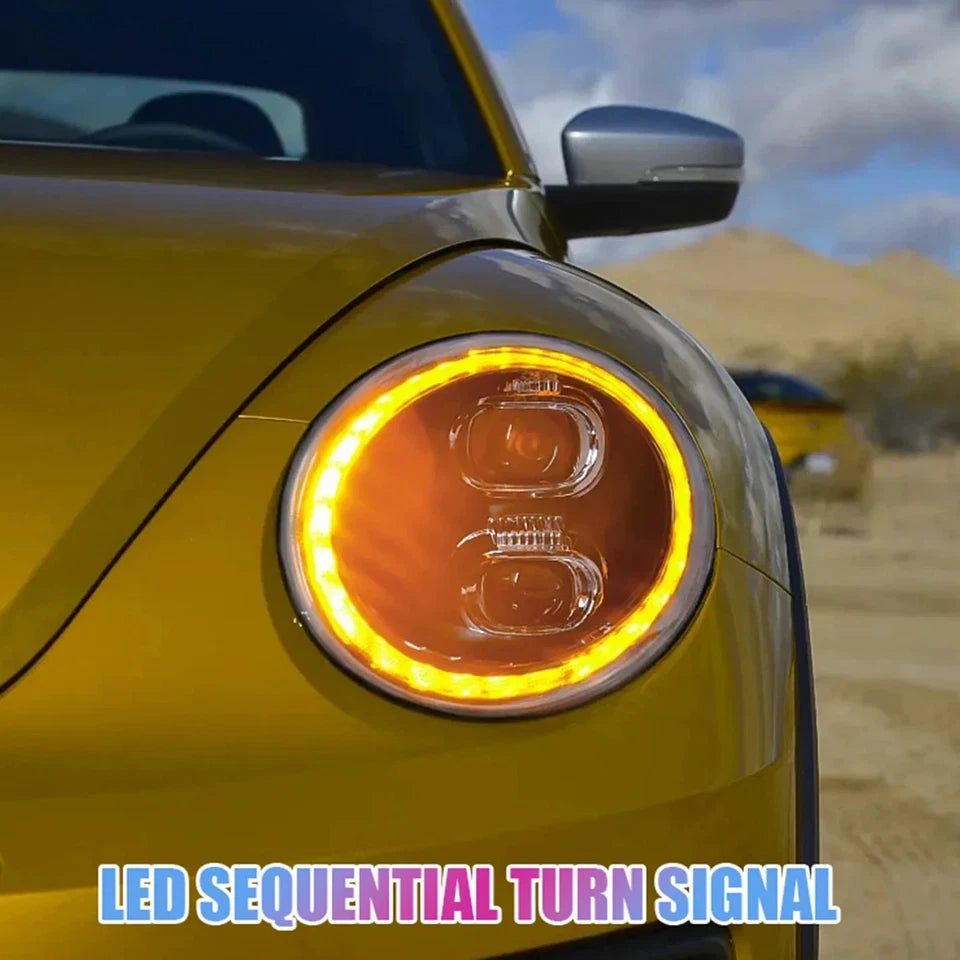 NTXGlow Start-Up Animation LED Headlights (2012-2019 Volkswagen Beetle)
