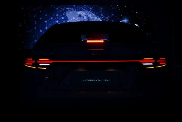 NTXGlow Smoke Red LED Tail Lights (2019-2024 Toyota Corolla US Sedan)