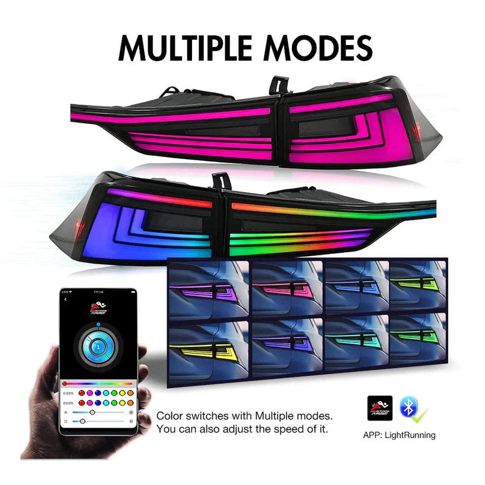 NTXGlow RGB Tail Lights (2014-21 Lexus IS250 IS300 IS350 IS500 IS200t)
