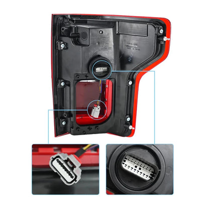 NTXGlow LED Tail Lights with BLIS Feature (2015-2017 Ford F-150)