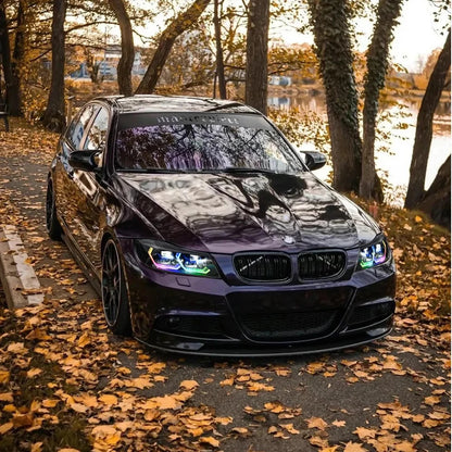 NTXGlow RGB Halogen Headlights (2009-12 BMW 3-Series E90 E91 320i 323i 325 330 335)