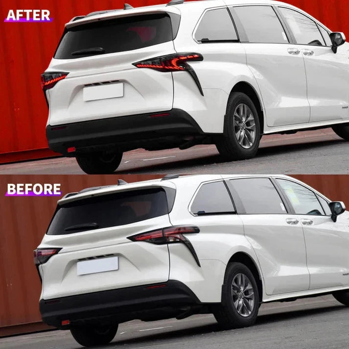 NTXGlow LED Tail Lights & Middle Lamp (2020-2023 Toyota Sienna)