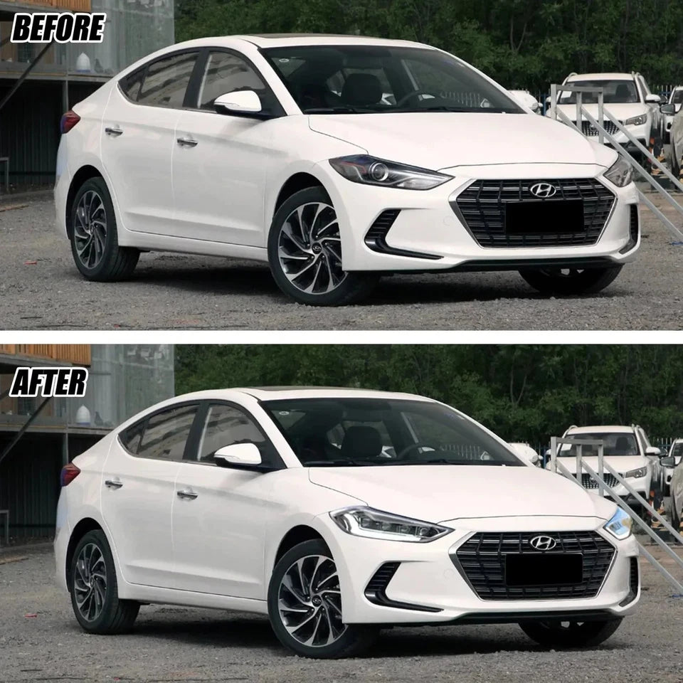 NTXGlow Devil Eyes LED Headlights (2017-2018 Hyundai Elantra)