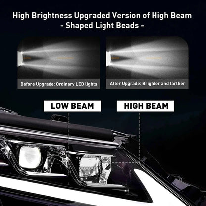 NTXGlow LED Headlights (2018-2024 Toyota Camry LE, SE, XLE, XSE, TRD)