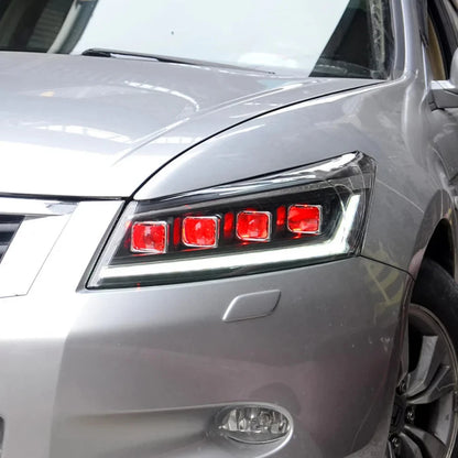 NTXGlow Dynamic LED Headlights 2008-2012 Honda Accord MK8 (Without Demon Eyes)