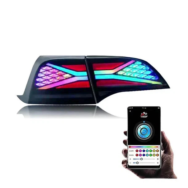 NTXGlow RGB LED Tail Lights (2020-24 Tesla Model Y & 2022-23 Model 3)
