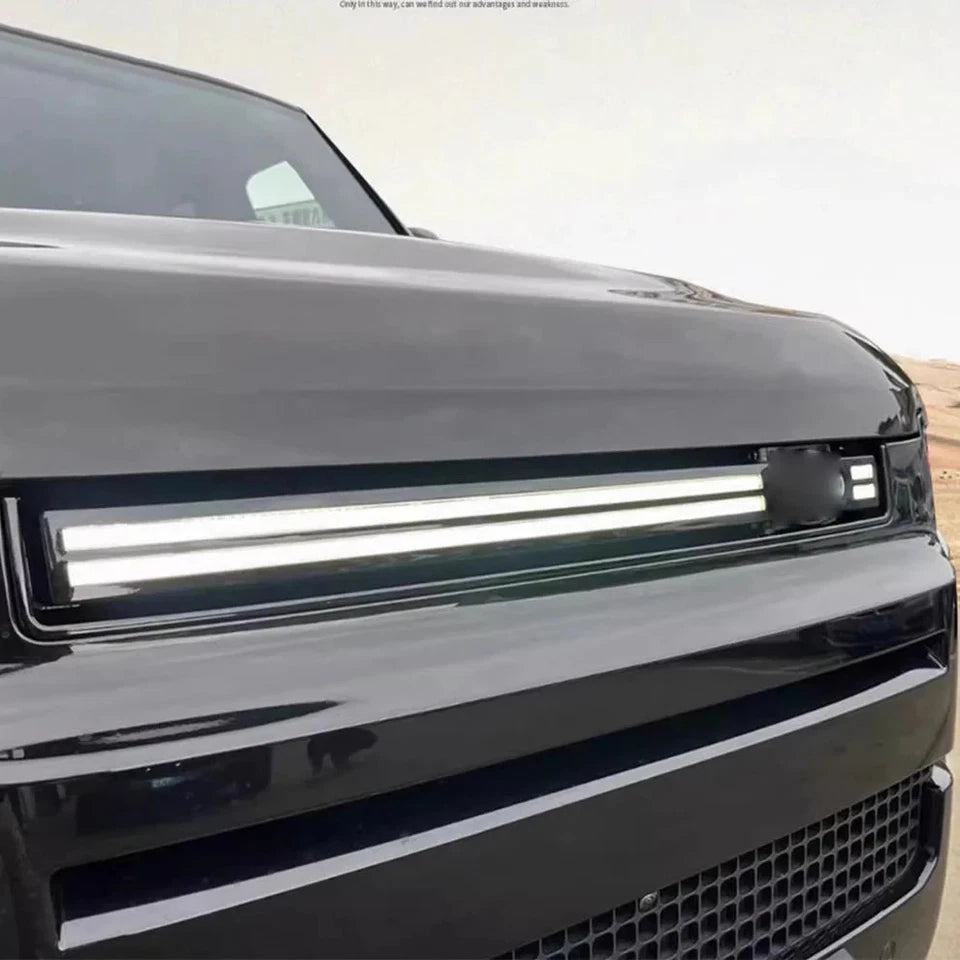 NTXGlow Front Grille Trim LED DRL Strip Light Black (2020-25 Land Rover Defender 90 110)