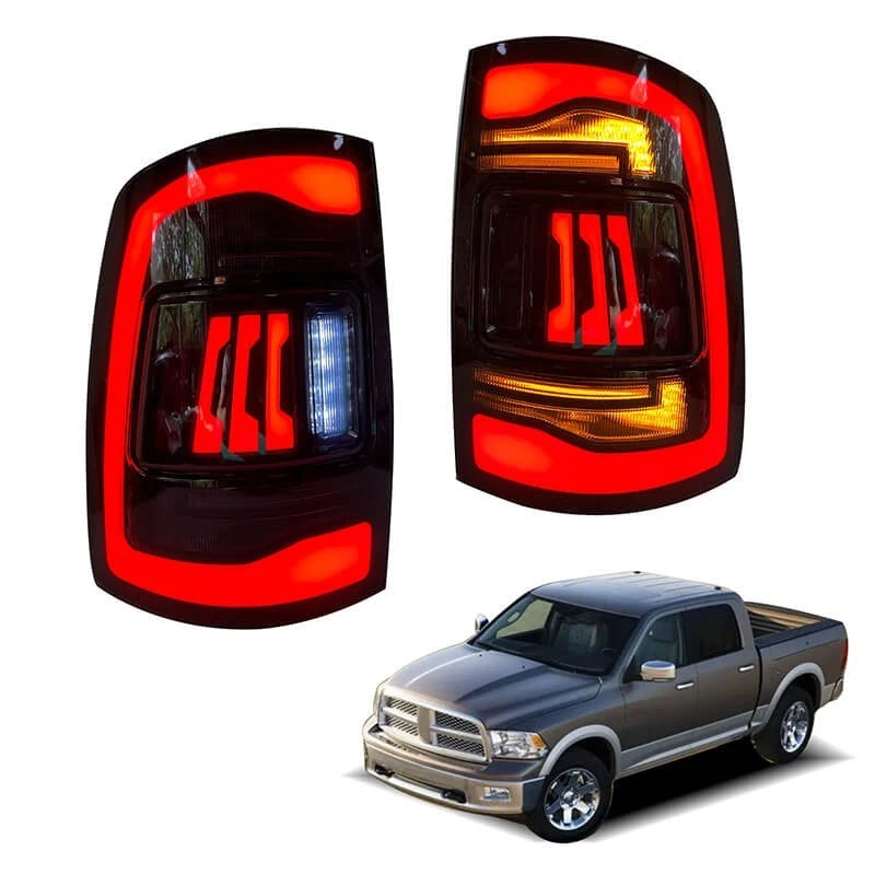 NTXGlow Smoked Red LED Tail Lights (2009-18 Dodge Ram 1500 & 2013-18 Ram 2500)