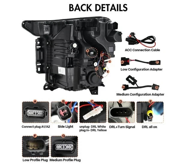 NTXGlow LED Headlights (2021-2023 Ford F-150)