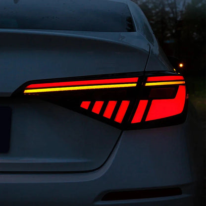 NTXGlow Smoked White LED Tail Lights (2022-2025 Honda Civic 11th Gen)