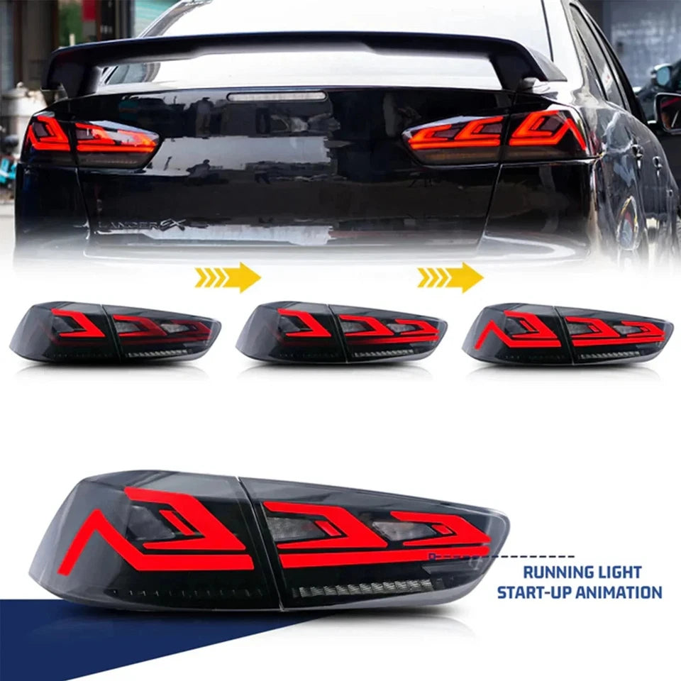 NTXGlow Start-Up Animation LED Tail Lights (2008-2017 Mitsubishi Lancer & EVO X)