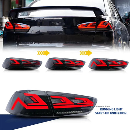 NTXGlow Start-Up Animation LED Tail Lights (2008-2017 Mitsubishi Lancer & EVO X)