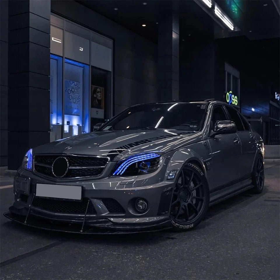 NTXGlow LED Headlights 2008-2011 Mercedes-Benz C-Class W204 (Halogen Version)