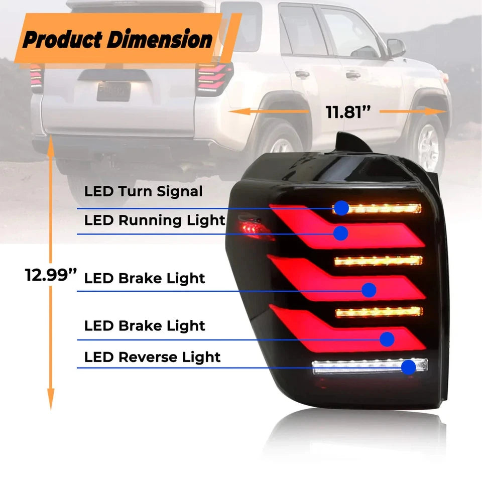 NTXGlow Smoke White LED Tail Lights (2010-2024 Toyota RAV4)