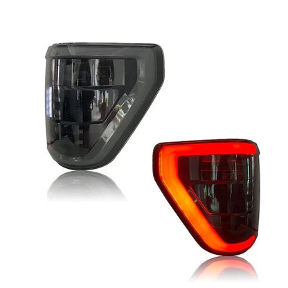 NTXGlow Smoked LED Tail Lights 2021-2026 Ford F-150 (Low Configuration)