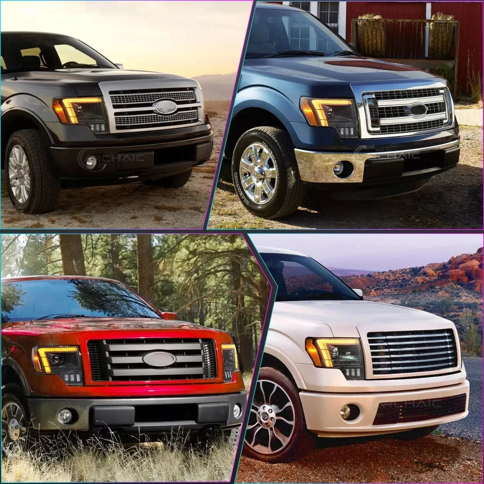NTXGlow LED Headlights (2009-2014 Ford F-150)
