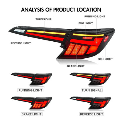 NTXGlow LED Tail Lights (2020-2024 Toyota Corolla US Hatchback)