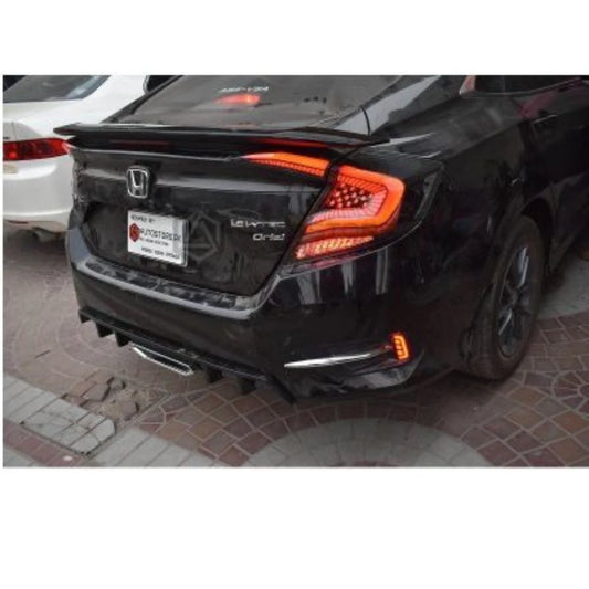 NTXGlow Clear Red LED Tail Lights (2016-2021 Honda Civic 10th)