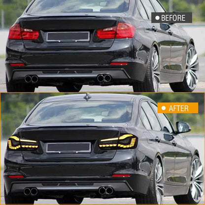 NTXGlow Smoked LED Tail Lights (2013-2018 BMW 3-Series F30, F35, F80)